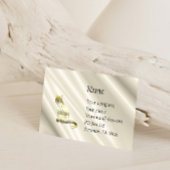 Kat op wit Visitekaartje