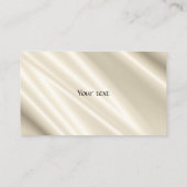 Kat op wit Visitekaartje (Achterkant)