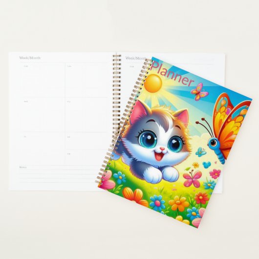 Kat op zoek naar een Butterfly Planner (Display)