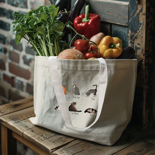 Kat Opdrachten Grote Tote Bag