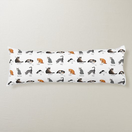 Kat Opdrachten Lichaamskussen (Voorkant)