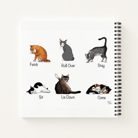 Kat Opdrachten Notitieboek (Achterkant)