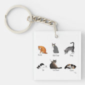 Kat Opdrachten Sleutelhanger (Voorkant)