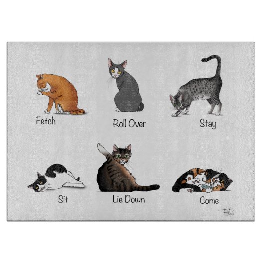 Kat Opdrachten Snijplank (Voorkant)