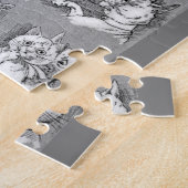 Kat, opleiding en huwelijk, Bride, Louis Wain Legpuzzel (Zijkant)