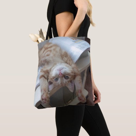 Kat opnieuw plaatsen tote bag (Dichtbij)