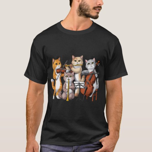 Kat Orkest Musici T-shirt (Voorkant)