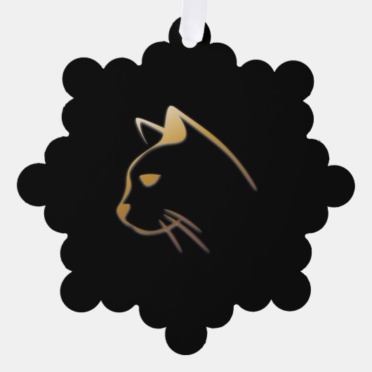 Kat Ornament Kaart (Voorkant)