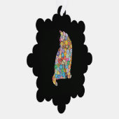 Kat Ornament Kaart (Rechts)