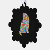 Kat Ornament Kaart (Links)