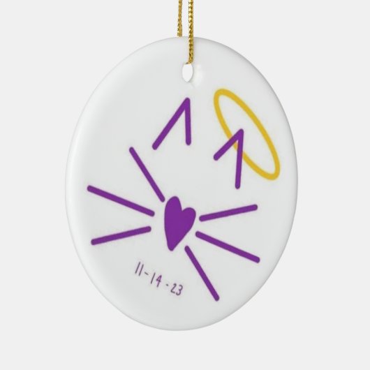 Kat ornament ter nagedachtenis van JDW (Rechts)