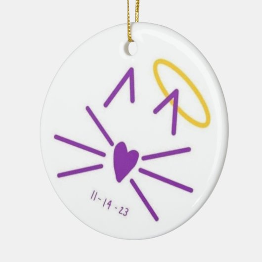 Kat ornament ter nagedachtenis van JDW (Links)