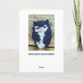 kat ornament wenskaart kaart (Achterkant)