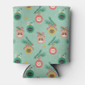 Kat Ornamenten op boompatroon Blikjeskoeler (Voorkant)