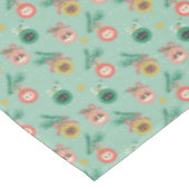 Kat Ornamenten op boompatroon Tafelkleed (Gekanteld)