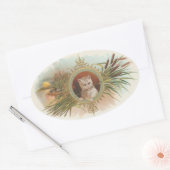  kat ovale sticker (Envelop)