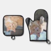 Kat Ovenwant & Pannenlap Set (Voorkant)