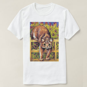 Kat over Fence, Louis Wain T-shirt