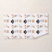 Kat overal in druk bad handdoek (Handdoek)