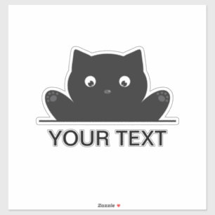 KAT OVERGESCHREVEN STICKER