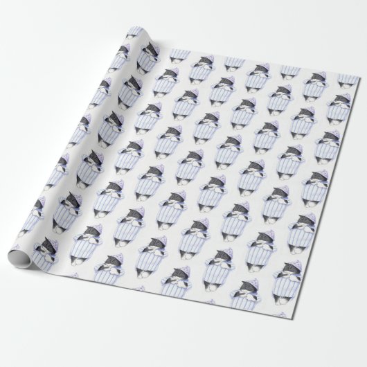 KAT-overlooppapier NIGHTSHIRT Cadeaupapier (Uitgerold)