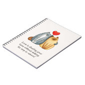 Kat Paar Liefhebbers Schattige Funny Happy Valenti Notitieboek (Linkerzijde)