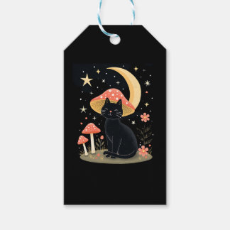 Kat Paddenstoel Hoed Cottagecore Kitten Kitty Vrou Cadeaulabel