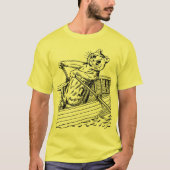 Kat paddling de boot, Louis Wain T-shirt (Voorkant)