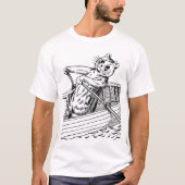Kat paddling de boot, Louis Wain T-shirt (Voorkant)