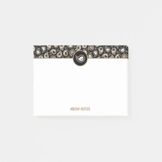 Kat Paisley Post-it® Notes (Voorkant)