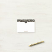 Kat Paisley Post-it® Notes (Op bureau)