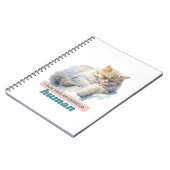 Kat Pap Cadeaus, Grappig citaat Notitieboek (Linkerzijde)