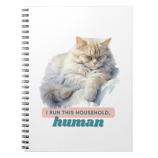 Kat Pap Cadeaus, Grappig citaat Notitieboek (Voorkant)