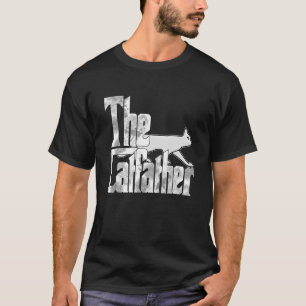 Kat pap de catfather Crazy Cat vader Kat papa T-shirt