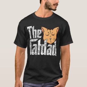 Kat pap de catfather Crazy Cat vader Kat papa T-shirt