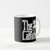 Kat pap de Catfather Crazy Lazy Cat Father Kat Koffiemok (Voorkant rechts)