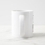 "Kat Pap" Eenvoudige moderne boerderij Grote Koffiekop (Achterkant)