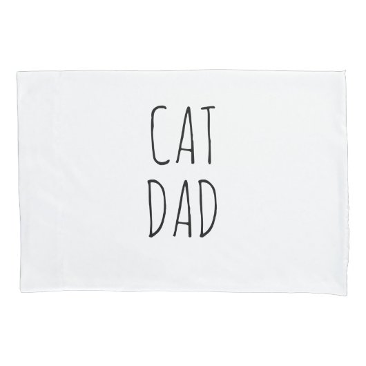 "Kat Pap" Eenvoudige moderne boerderij Kussensloop (Voorkant)