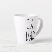 "Kat Pap" Eenvoudige moderne boerderij Latte Mok (Rechterhoek)