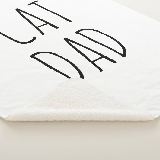 "Kat Pap" Eenvoudige moderne boerderij Sherpa Deken (3/4)