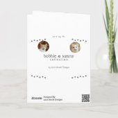 Kat pap Gat Fathers Dag Aangepaste Fototekst Kaart (Achterkant)