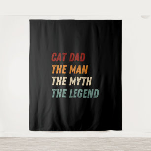 Kat pap het Man de mythe de legende Wandkleed