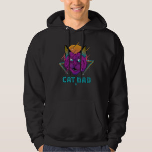 Kat pap kat papa voor mannen kat voor mannen hoodie