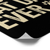 Kat Pap Ooit Voor Vaders Dag Verjaardag Kerstmis Poster (Hoek)