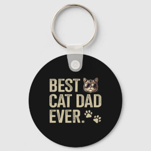 Kat Pap Ooit Voor Vaders Dag Verjaardag Kerstmis Sleutelhanger
