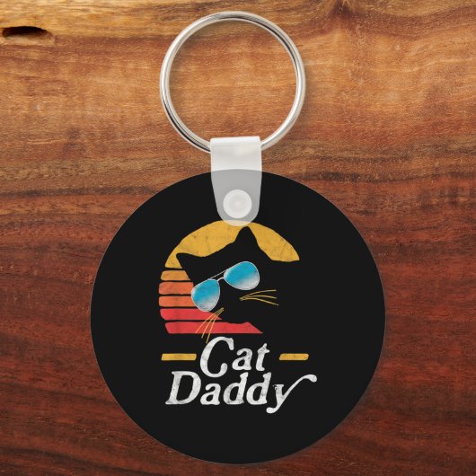 Kat papa  80's sleutelhanger (Voorkant)