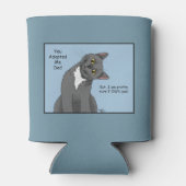 Kat Papa Adoptie Vaderdag Blikjeskoeler (Achterkant)