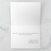 Kat Papa Adoptie Vaderdag Kaart (Binnen)