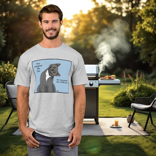 Kat Papa Adoptie Vaderdag T-shirt