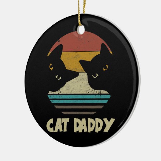 Kat papa  beste kat papa ooit keramisch ornament (Links)